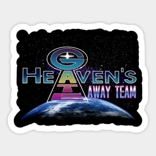 Heaven's Gate Away Team Design Sticker